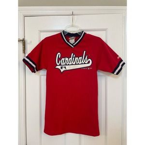 Vintage‎ 1999 St. Louis Cardinals Jersey Shirt Small MLB Bike #5 Thomas Howard